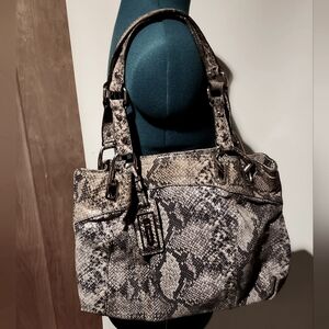 b. Makowsky Handbag, Snakeskin look